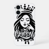 Queen Design – Elegant Royal Crown iPhone 16 Hoesje (Achterkant)