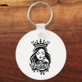 Queen Design – Elegant Royal Crown Sleutelhanger (Voorkant)