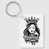 Queen Design – Elegant Royal Crown Sleutelhanger (Voorkant)