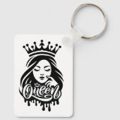 Queen Design – Elegant Royal Crown Sleutelhanger (Achterkant)