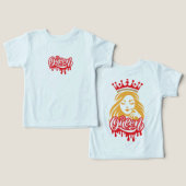 Queen Design – Elegant Royal Crown Typography for  (Ontwerp Voorkant & Achterkant)