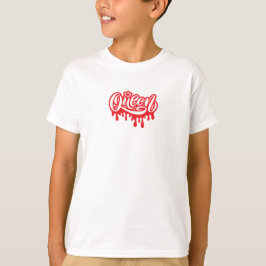 Queen Design – Elegante Koninklijke Kroon Typograf T-shirt