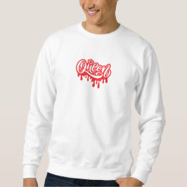 Queen Design – Elegante Koninklijke Kroon Typograf Trui