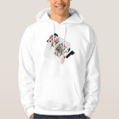 Queen Dimensional Poker Logo, Mannen Sweatshirt (Voorkant)