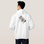 Queen Dimensional Poker Logo, Mannen Sweatshirt (Achterkant volledig)