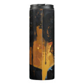 Queen druipt in gouden kunsttuimelaar thermosbeker (Achterkant)