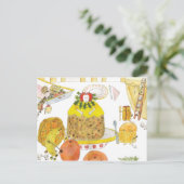 Queen Elizabeth 1 Funny Cake History Cartoon Art Briefkaart (Staand voorkant)