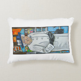 Queen Elizabeth At Paddington Station Accent Kussen