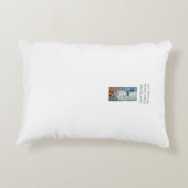 Queen Elizabeth At Paddington Station Accent Kussen (Achterkant)