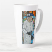 Queen Elizabeth At Paddington Station Latte Mok (Rechterhoek)