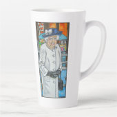 Queen Elizabeth At Paddington Station Latte Mok (Rechts)