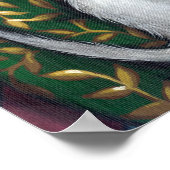 Queen Elizabeth en een Ermine Art Print tudor (Hoek)