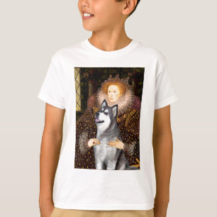 Queen Elizabeth I - Alaskan Malamute T-shirt
