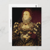 Queen Elizabeth I Briefkaart (Voorkant / Achterkant)