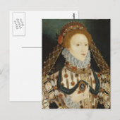 Queen Elizabeth I Briefkaart (Voorkant / Achterkant)