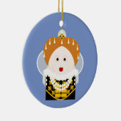 Queen Elizabeth I Keramisch Ornament (Rechts)