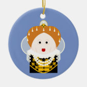 Queen Elizabeth I Keramisch Ornament (Voorkant)