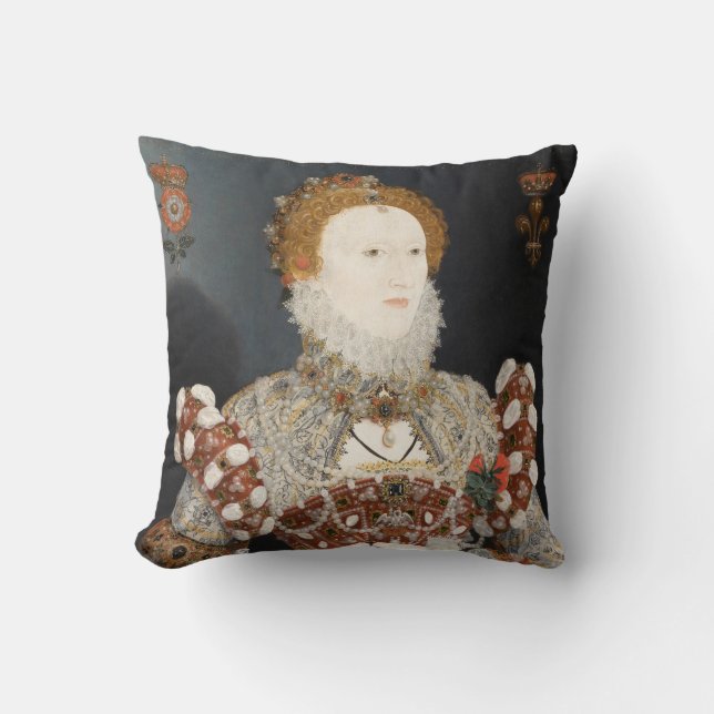 Queen Elizabeth I Kussen (Voorkant)