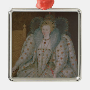 Queen Elizabeth I of England and Ireland Metalen Ornament