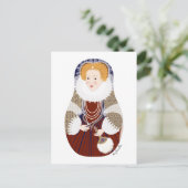 Queen Elizabeth I of England Matryoshka Briefkaart (Staand voorkant)