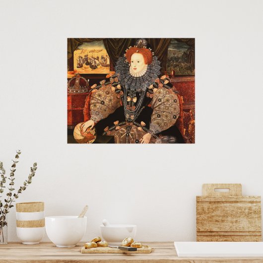 Queen Elizabeth I Poster (Keuken)