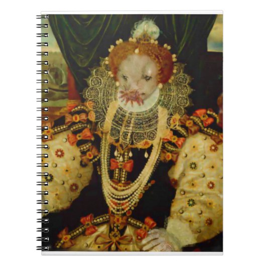 Queen Elizabeth I Star-nosed Mole notebook Notitieboek (Voorkant)