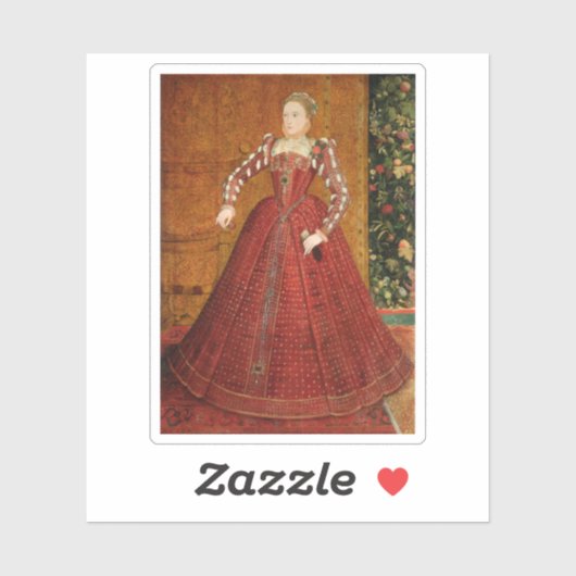 Queen Elizabeth I Sticker (Vel)