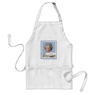Queen Elizabeth II Comedy Apron Standaard Schort
