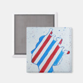 Queen Elizabeth II Jubilee Platinum England Vereni Magneet (Voorkant / Achterkant)