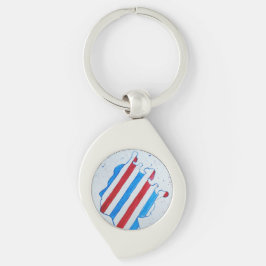 Queen Elizabeth II Jubilee Platinum England Vereni Sleutelhanger