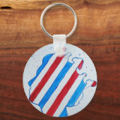 Queen Elizabeth II Jubilee Platinum England Vereni Sleutelhanger (Voorkant)