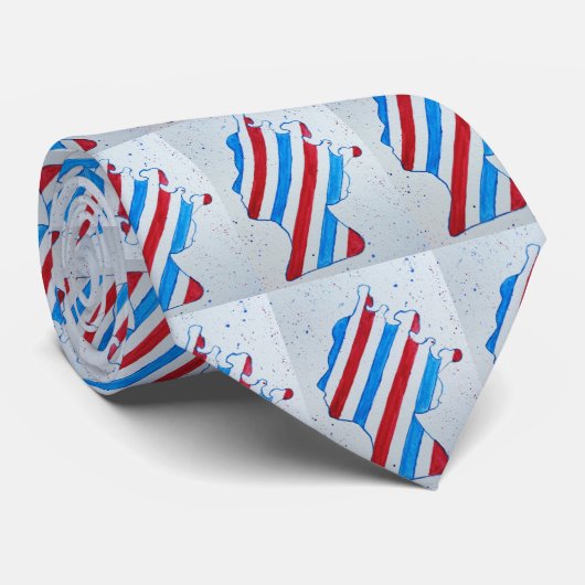 Queen Elizabeth II Jubilee Platinum England Vereni Stropdas (Opgerold)