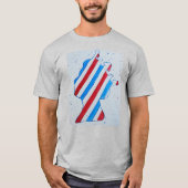 Queen Elizabeth II Jubilee Platinum England Vereni T-shirt (Voorkant)