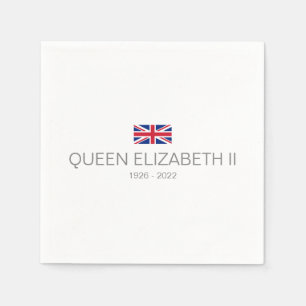 Queen Elizabeth II Paper Napkin Servet