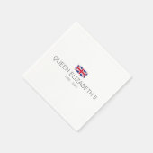 Queen Elizabeth II Paper Napkin Servet (Hoek)