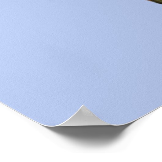 Queen Elizabeth II Silhouette Flowers Small Poster (Hoek)