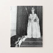 Queen Elizabeth II Wearing Her Coronation Legpuzzel (Verticaal)