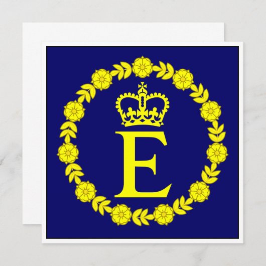 Queen Elizabeth Kaart (Voorkant / Achterkant)