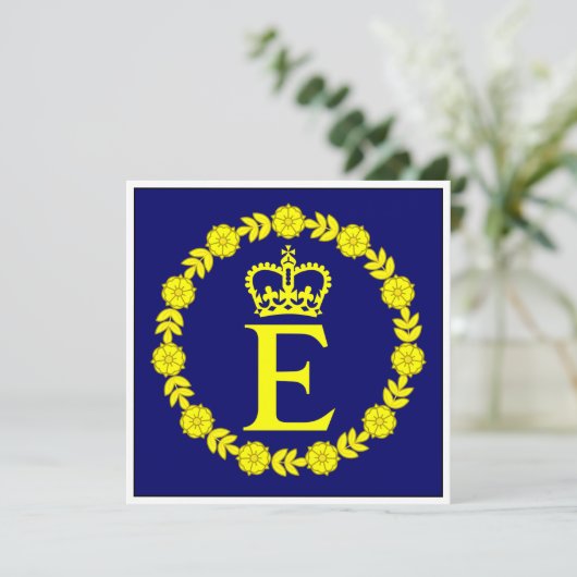 Queen Elizabeth Kaart (Staand voorkant)