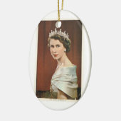 Queen Elizabeth Keramisch Ornament (Links)