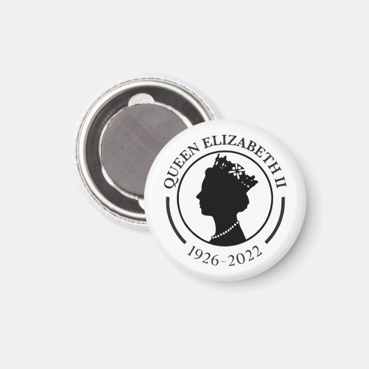 Queen Elizabeth ll Herdenking Magneet (Voorkant / Achterkant)