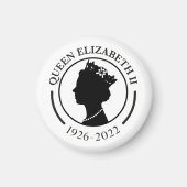 Queen Elizabeth ll Herdenking Magneet (Voorkant)