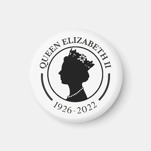 Queen Elizabeth ll Herdenking Magneet (Voorkant)