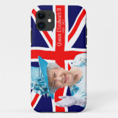 Queen Elizabeth ll iPhone Case (Achterkant)