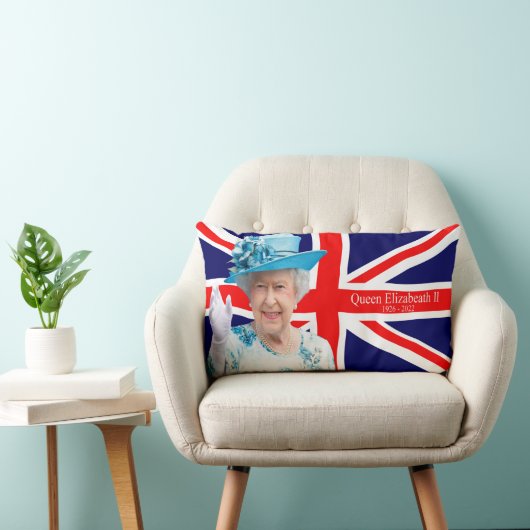 Queen Elizabeth ll Kussen (Stoel)