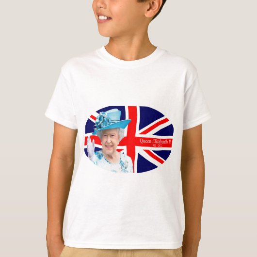 Queen Elizabeth ll T-shirt (Voorkant)