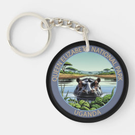 Queen Elizabeth National Park Uganda Sleutelhanger