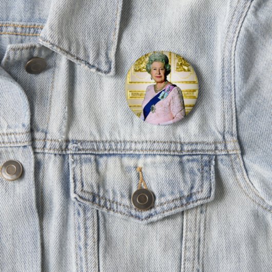 Queen Elizabeth Ronde Button 5,7 Cm (In situ)