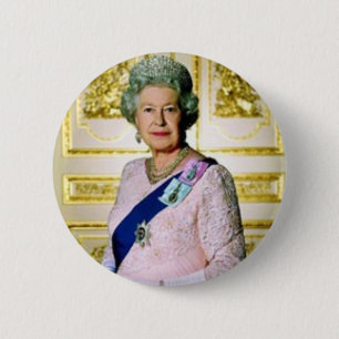 Queen Elizabeth Ronde Button 5,7 Cm