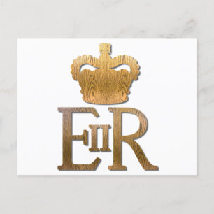 Queen Elizabeth Royal Crown Feestdagenkaart